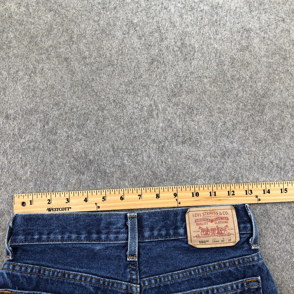 Levis 550 Jeans Boys 14 Regular 27x28 Blue Relaxed Tapered Denim Pants Youth